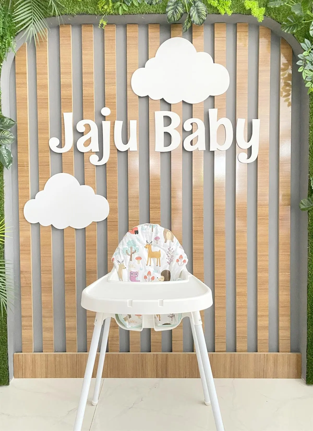 Handmade Cute Forest Design High Chair Cushion