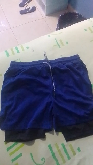 2 in 1 Training Compression Shorts with Pockets