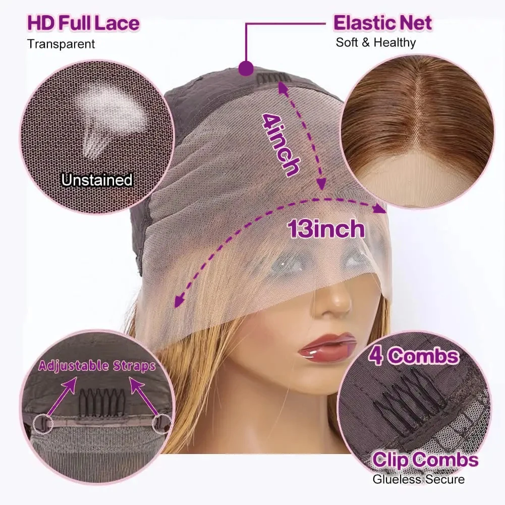 13x4 bob wig