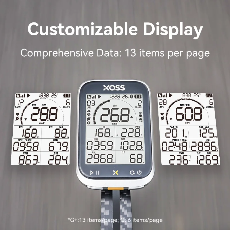 XOSS GPS Bike Computer – Advanced Power Meter & Waterproof Cycling Odometer with Cadence and Speed Tracking