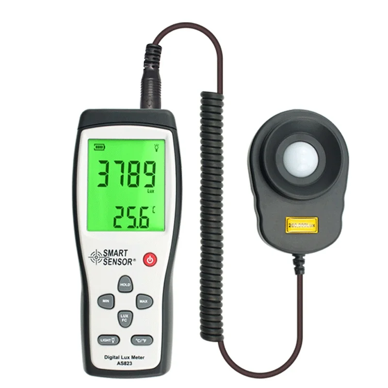

Высокоточный цифровой Luxmeter 200,000lux, цифровой люкс-метр, фотометр, осветительный спектрометр, спектрофотометр, Измеритель света