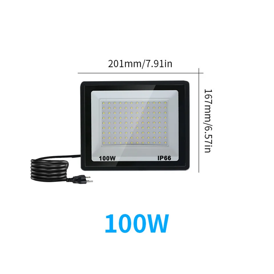 100W