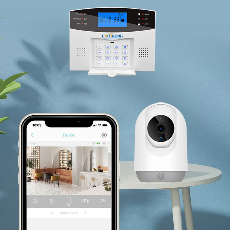 Earykong ER T2B Tuya WiFi GSM Home Security Alarm System - Image 6