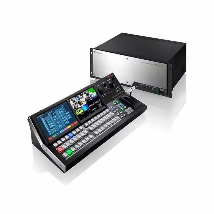 케이스가 있는 Roland V-1200HDR-SYS 비디오 스위처, 전문 라이브 생산 장비