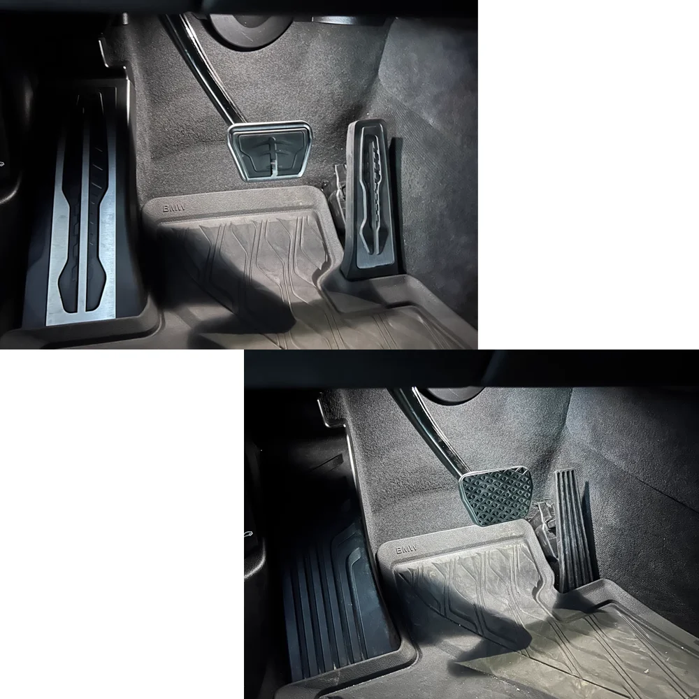 Car Gas Brake Pedal for BMW 2 Series GT F45 F46 U06 220i 2014~ Stainless Steel Anti-Slip Footrest Pedals Cover Accessories