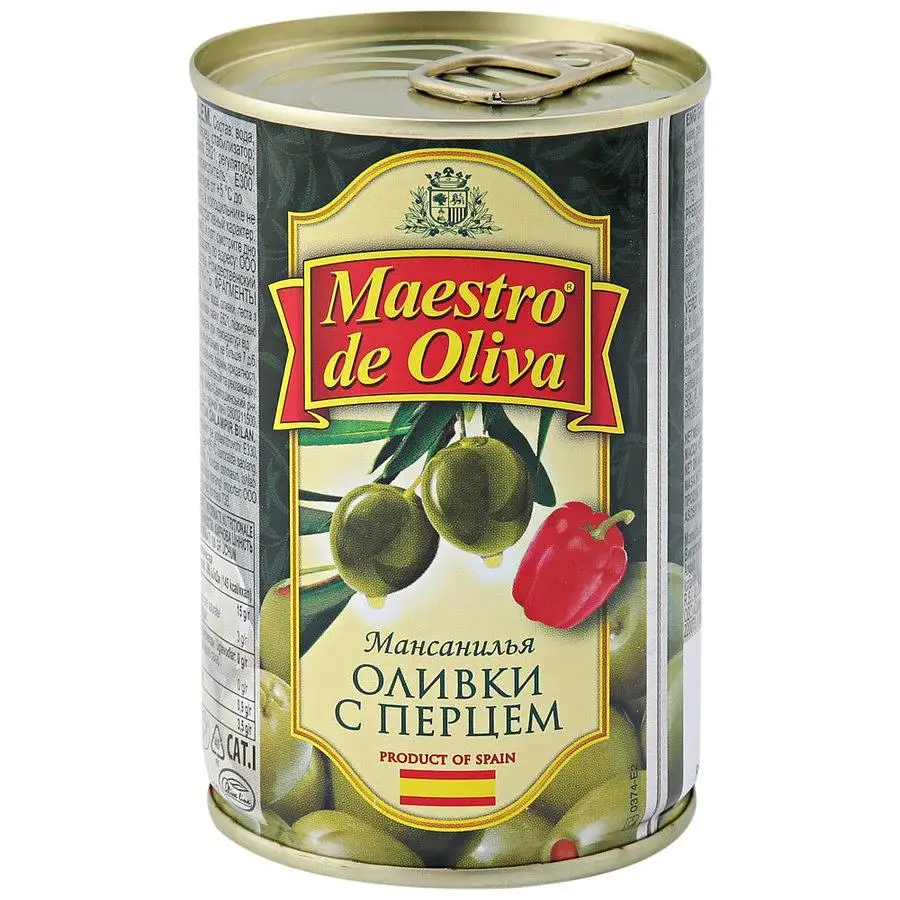 Упаковка 12 штук Оливки МAESTRO DE OLIVA