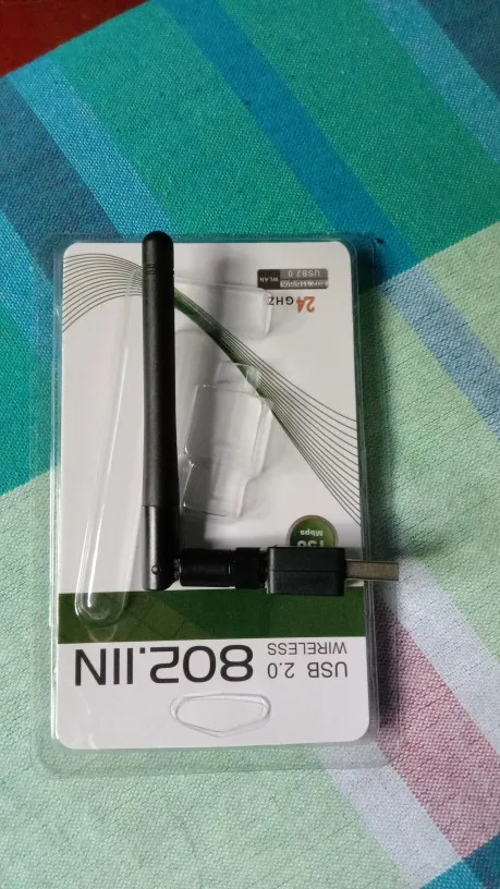 WiFi Wireless Network Card USB 2.0 150M 802.11 b/g/n LAN Adapter with rotatable Antenna for Laptop PC Mini Wi-fi Dongle photo review