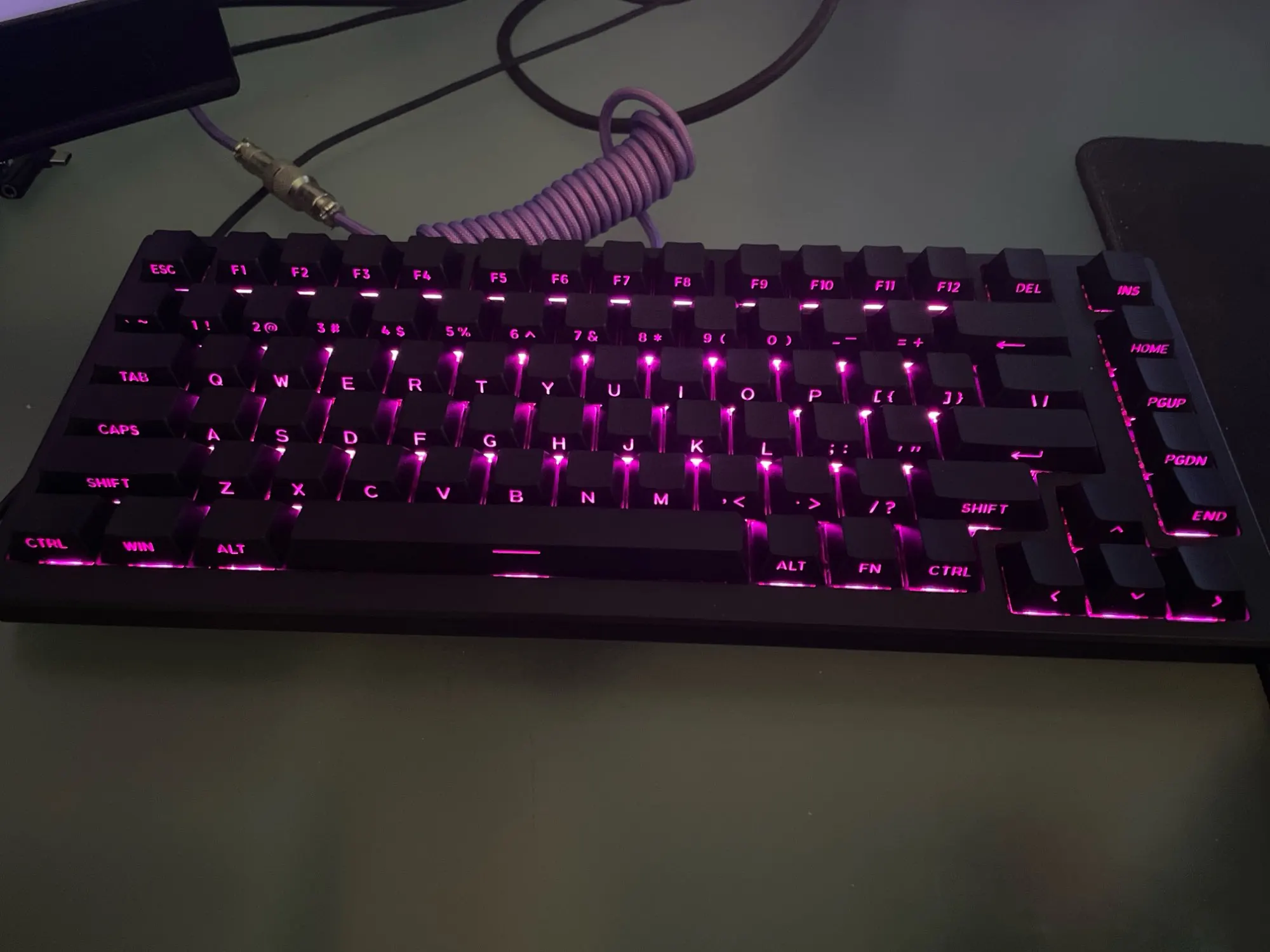 AKKO TAC75 HE teclado con interruptor magnético 75% teclados para juegos disparador rápido 0,005mm 8K RGB con cable Esports teclado personalizado para jugadores photo review