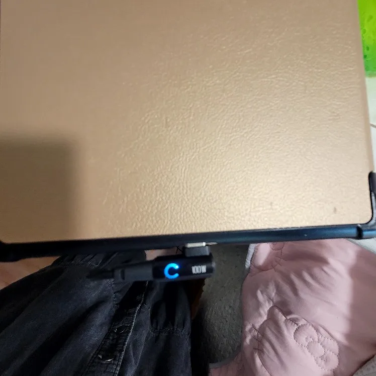 NNBILI 120W Fast Charging USB to Type-C Cable, Nylon Braided, 90 ° Bend Design, Suitable for High Speed Charging of Huawei oppo photo review