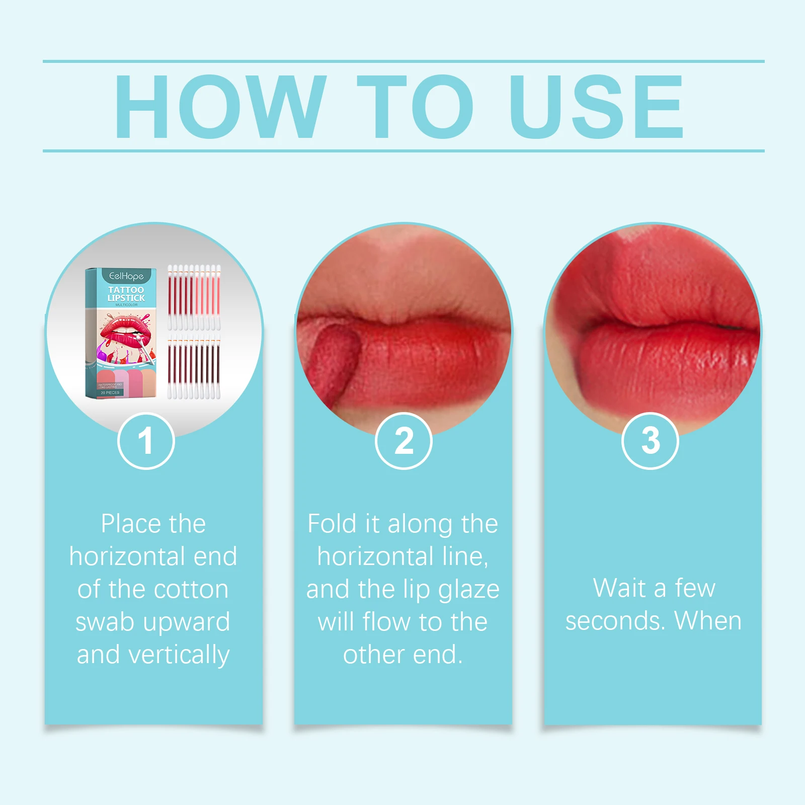 EELHOPE Tattoo Lipstick Moisturizing Lasting Lip Makeup Remove Lip Lines Enhance Elasticity Waterproof Increase Gloss Lip Stick