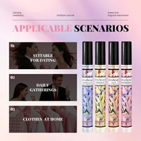 Coffret de 5 sprays parfumés pour cheveux et corps, parfum floral riche, 10 ml, senteur longue durée, cadeau pour femme, coffret cadeau pour les fêtes, magnifique 3