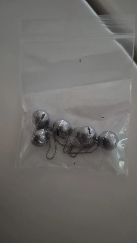 5pcs/lot Fishing Weight Sinker 3g-28g Deep Water Bullet Weight with Swivel Round Ball Sinkers Fishing Tackle Accessories photo review