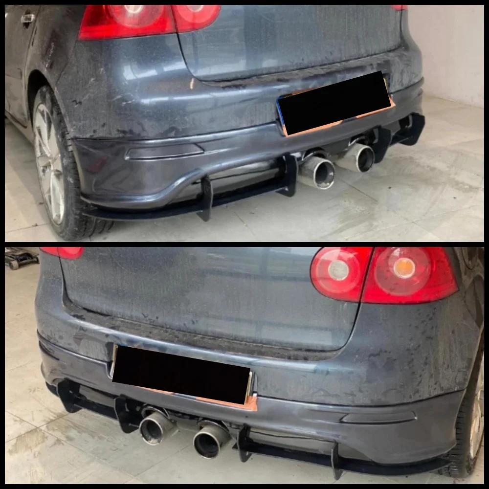 المصد الخلفي للسيارة الشفة لسيارة فولكس واجن جولف MK5 R32 البيانو