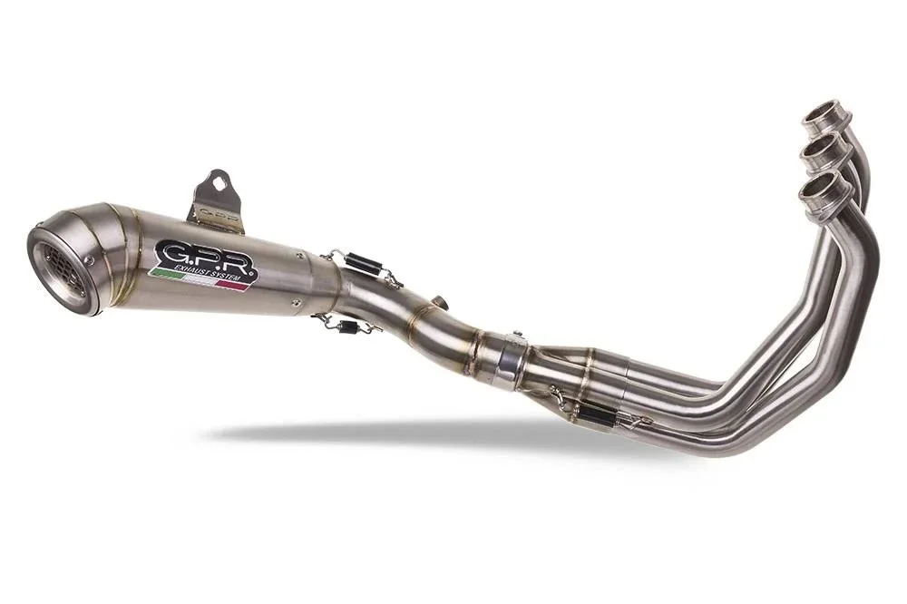 GPR complete exhaust racing satin steel Trident 660 -