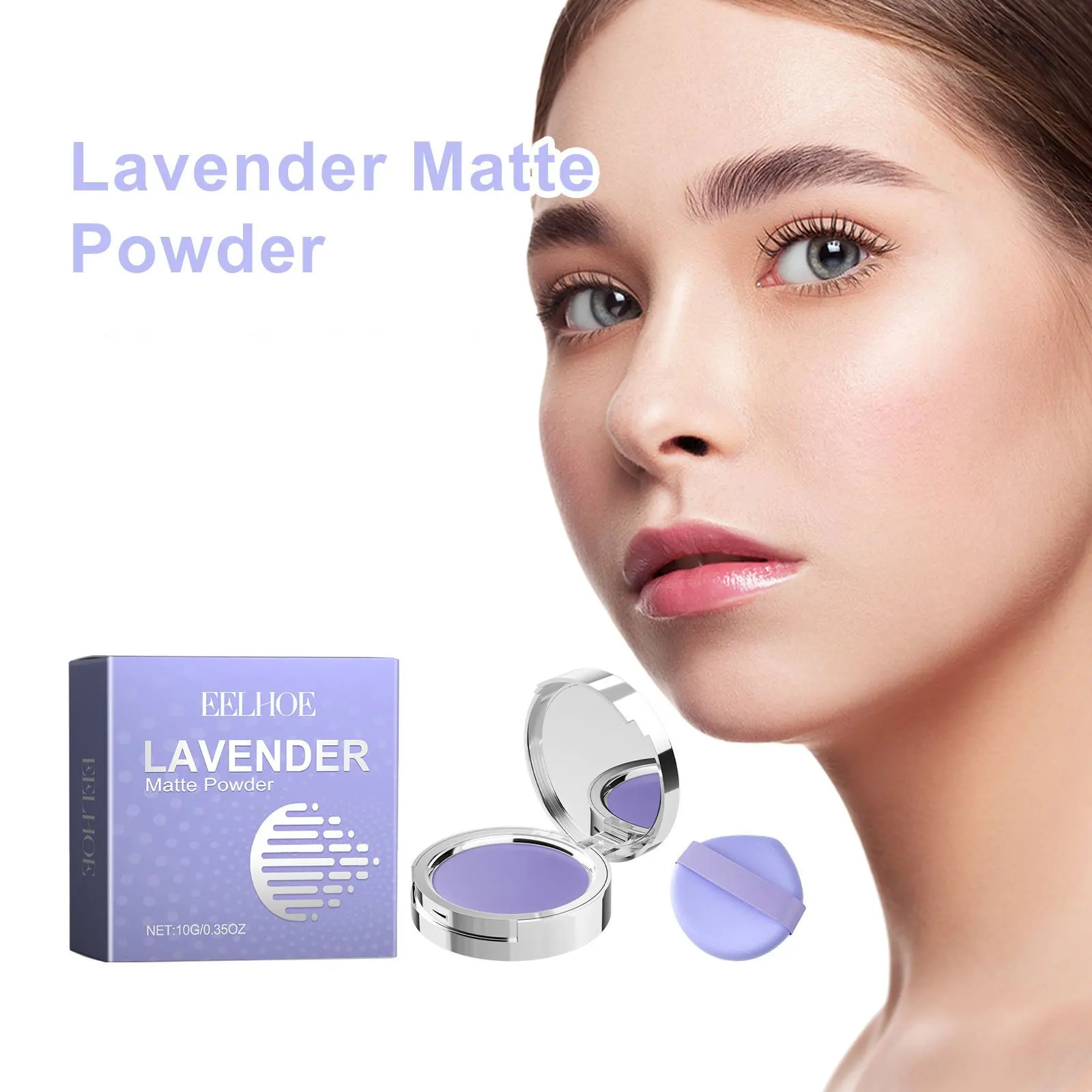 Setting Powder Loose Powder Face Powder Makeup Foundation Powder with Puff