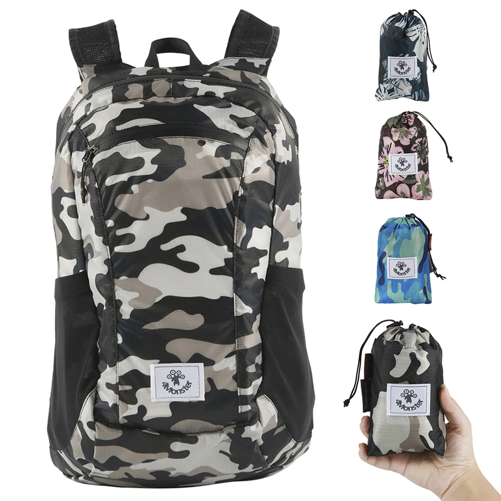 

16L Colorful Lightweight Packable Hiking Camping Travel Backpack