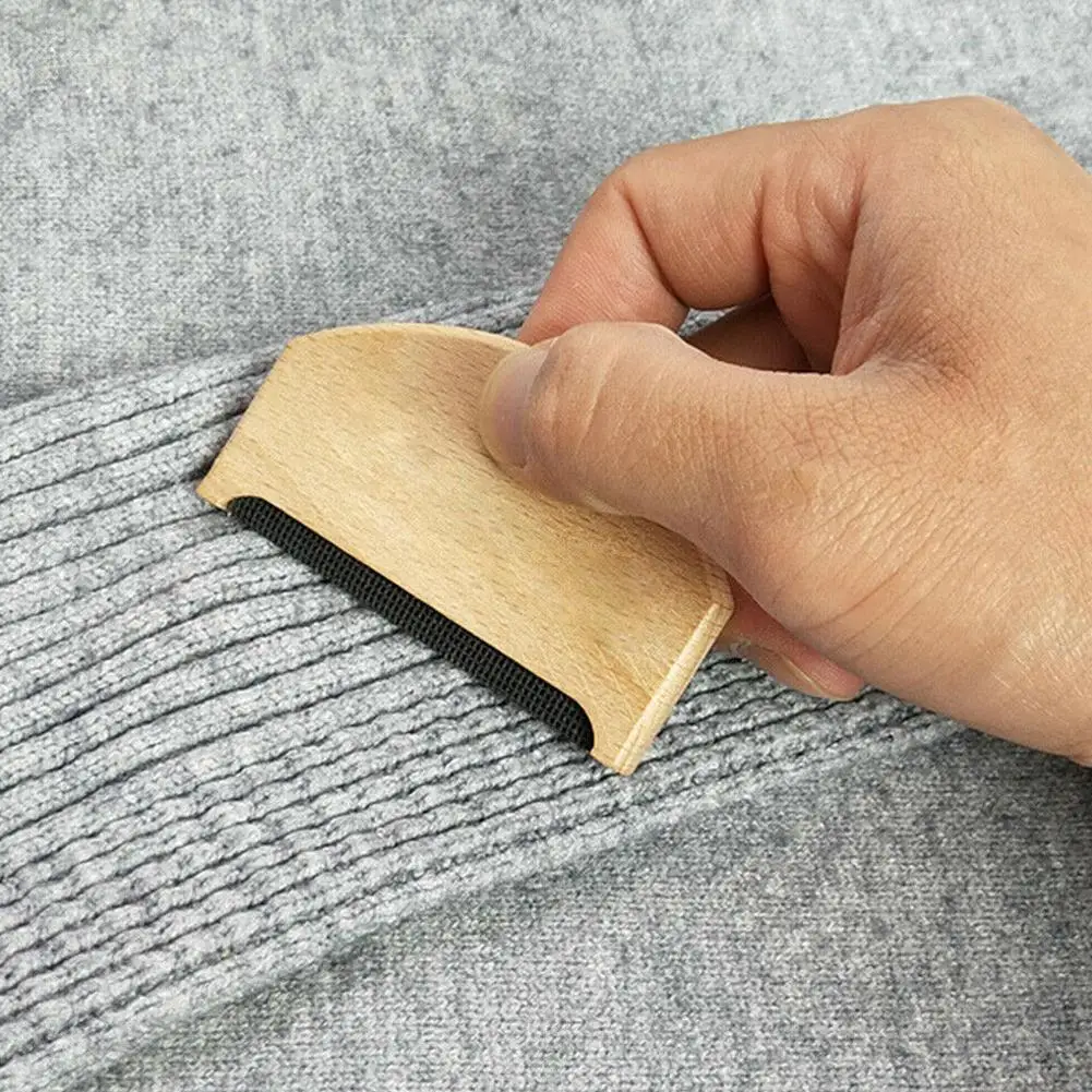 Lint Remover Cleaning Tools Fabric Shavers Clothes Lint Remover Fabric Shaver Portable Wood Hair Removal Comb Cashmere Pilling Remover Cloths Sweater Lint Remover Shaver Comb Household Cleaning Tool