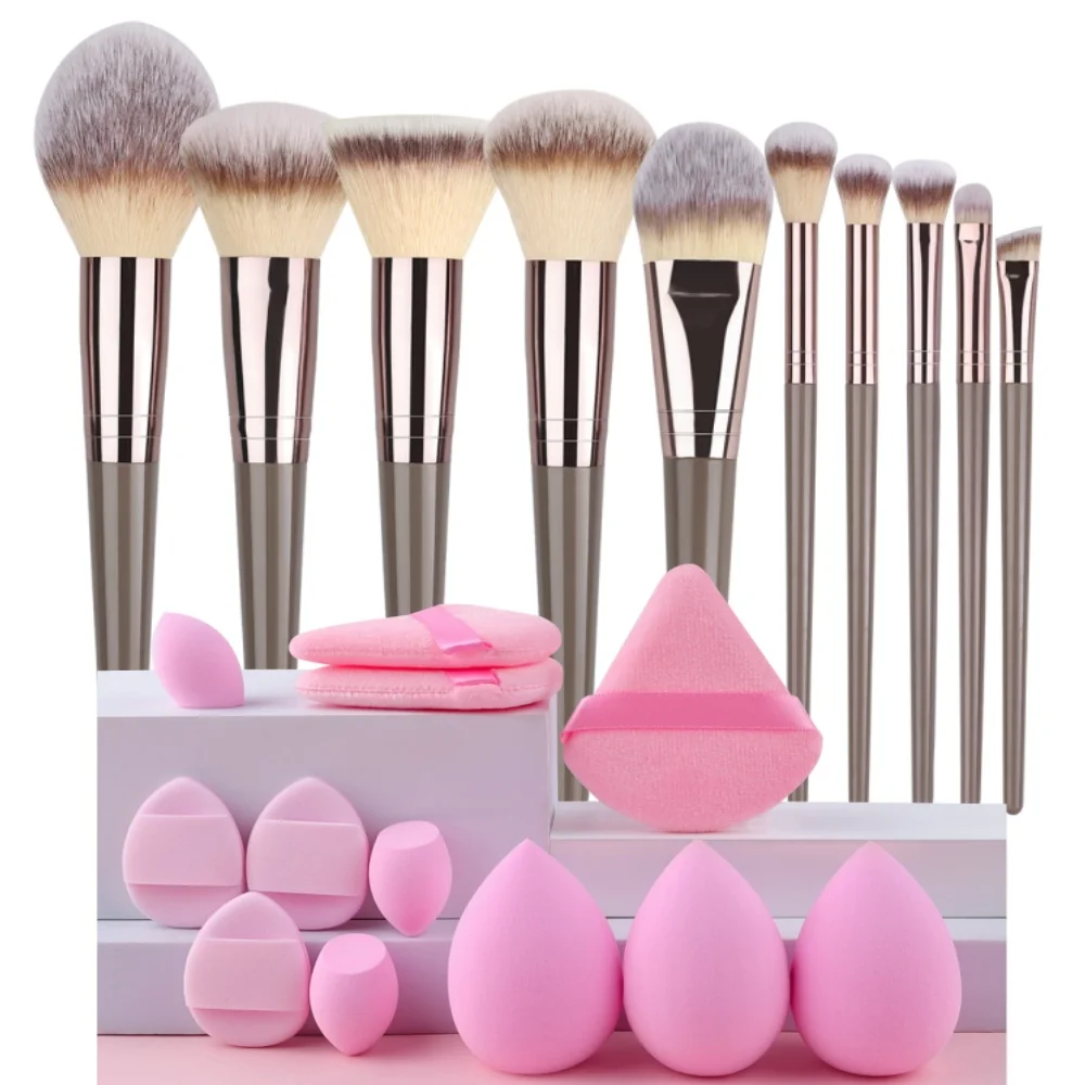Luxury Soft Fluffy Cosmetic Brush Set for Effortless Beauty