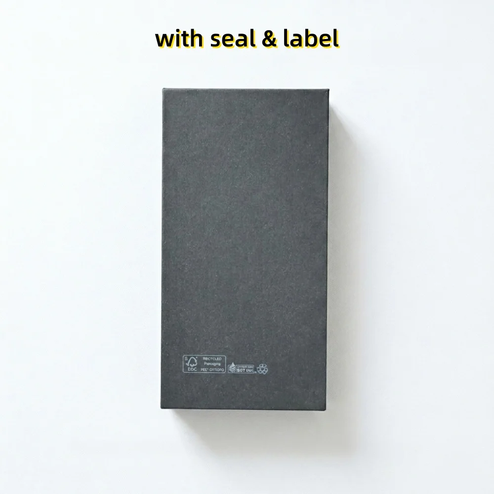 Premium Quality Empty Smartphone Packaging Box with Sealing Sticker, Tray & Manual