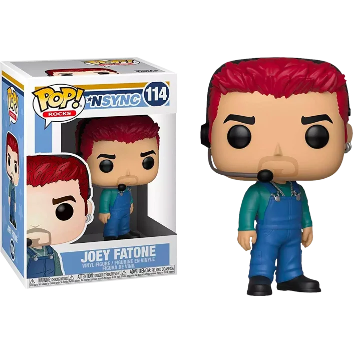 thumbnail image 5 of Figura Funko Pop! Rocks NSYNC Joey Fatone modelo 114 | 34541-Original-figuras en miniatura coleccionables para exhibir-idea para regalar-mercancía oficial-juguetes para niños y adultos-fans, 5 of 5