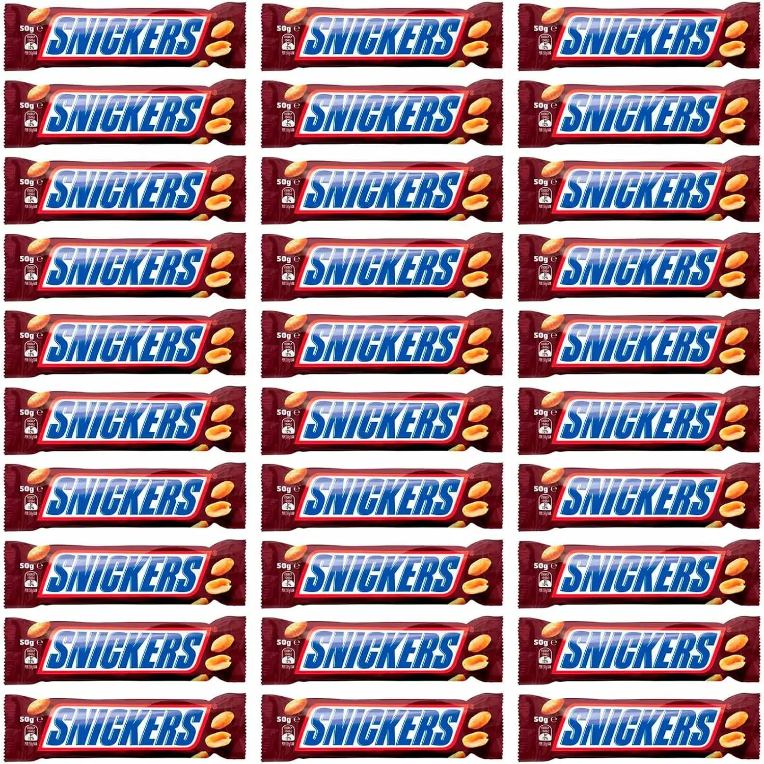 Snickers chocolate bar with delicious peanut butter 50g*24