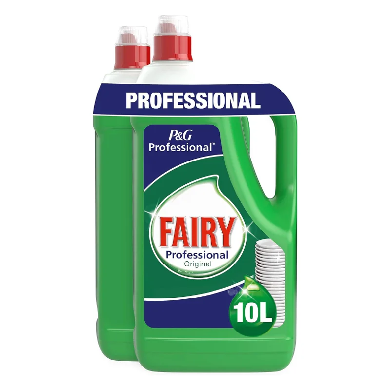 Fairy professional liquid hand dishwasher 10 l (2x5 l) – effective and concentrated cleaning