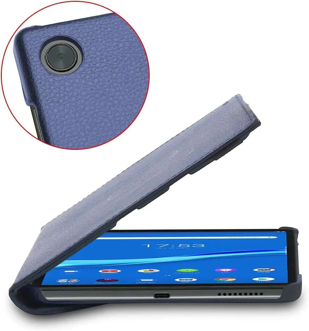 CXTCASE Funda Para Lenovo Tab M10 3rd Gen 10,1 Pulgadas 2022 TB328, Funda Protectora Multiángulo Con Función De Encendido Y Apagado Automático Para Tablet Lenovo Tab M10 3ª Generación, Negro