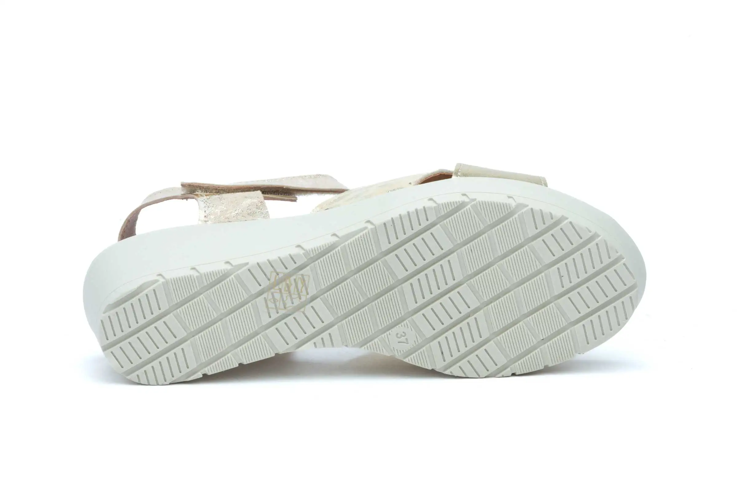 PlatiNum wedge sandals wearing view