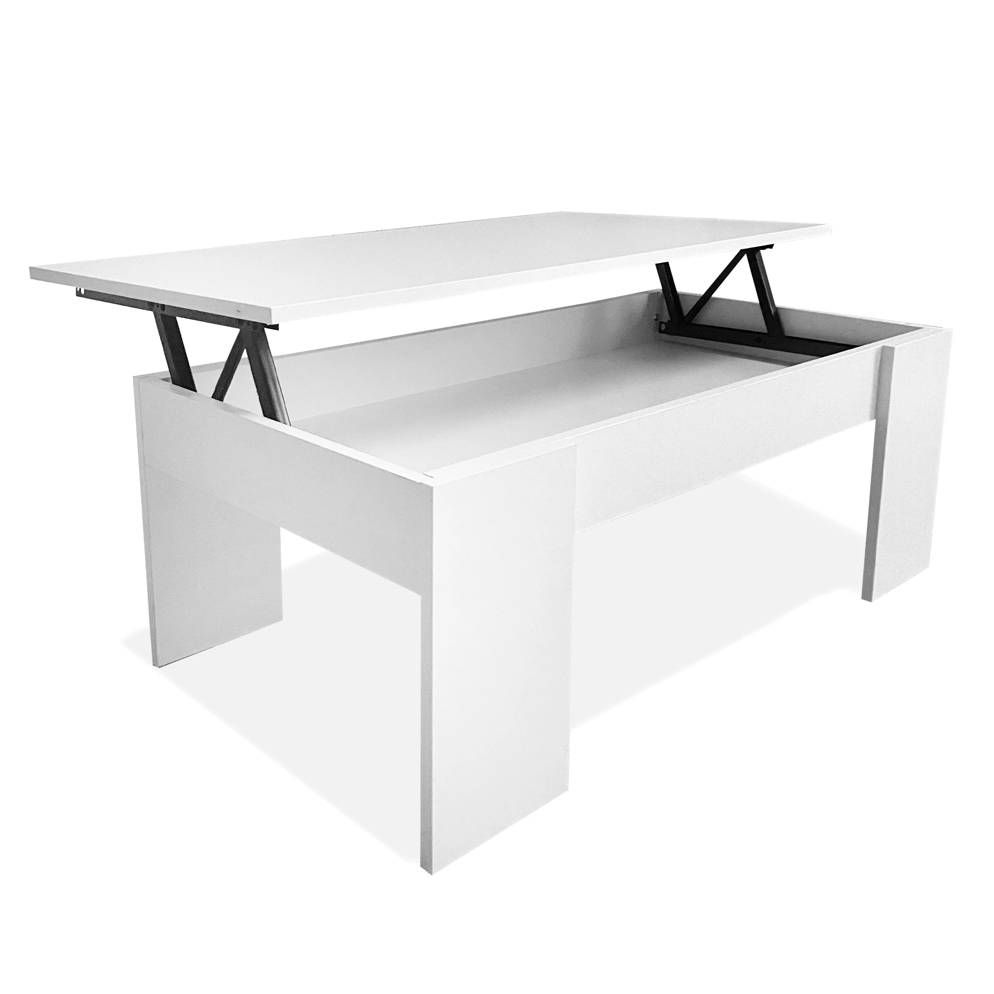 Nyana home liftable coffee table | Multifunctional table with hidden storage | Liftable top lid | Room fourth living room | Easy opening | Metal hinges | Functional and versatile