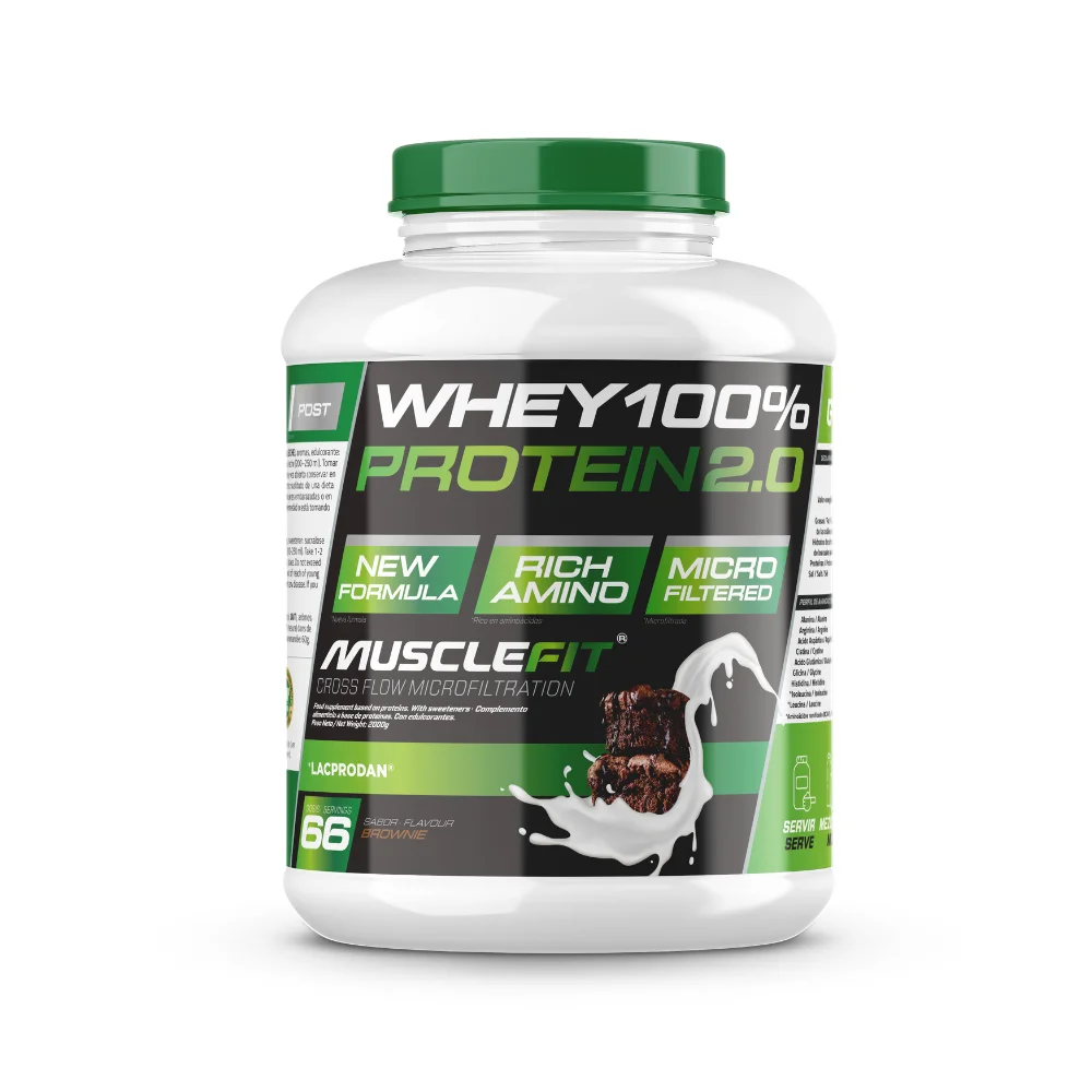 Whey 100% Protein 2000G-MuscleFit Protein Concentrate for Muscle Creation