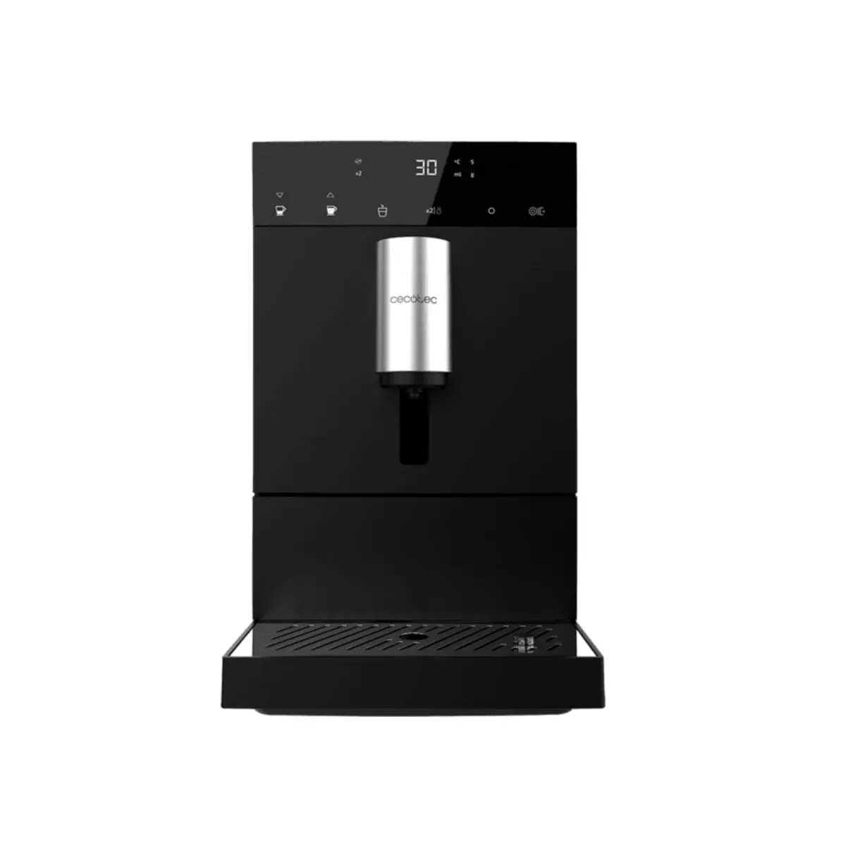 Cafetera superautomática Cecotec Cremaet Compact 19 bares molinillo integrado negro