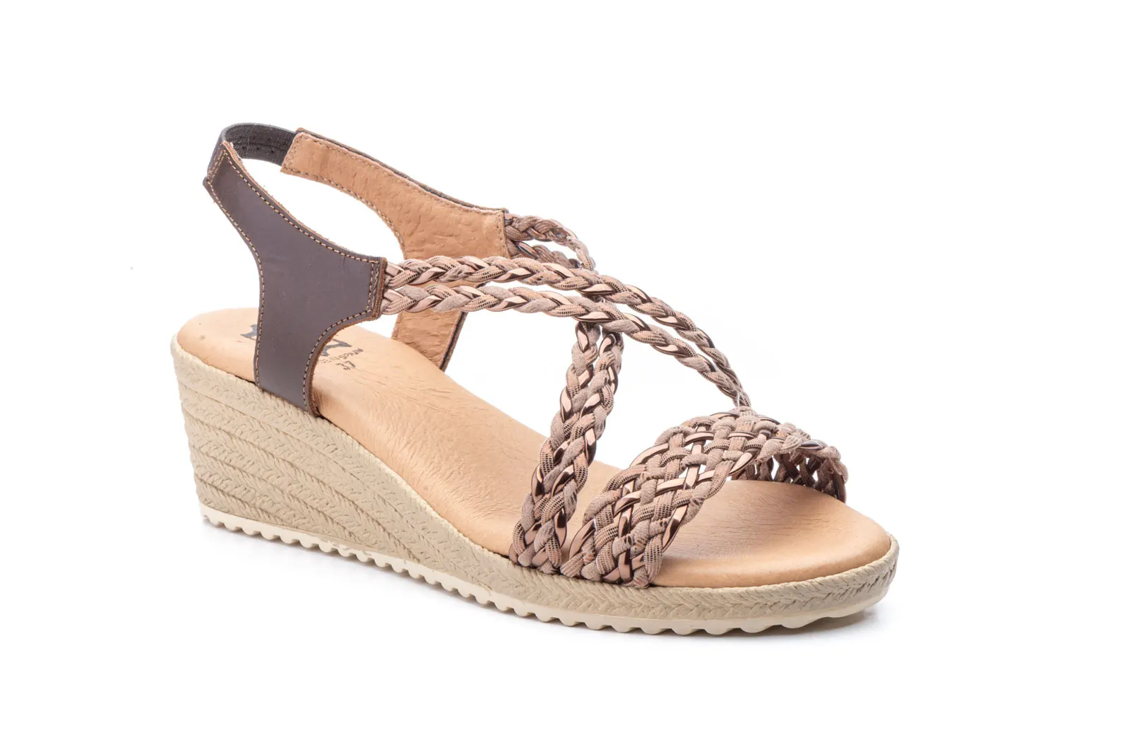 Braided wedge sandals packaging