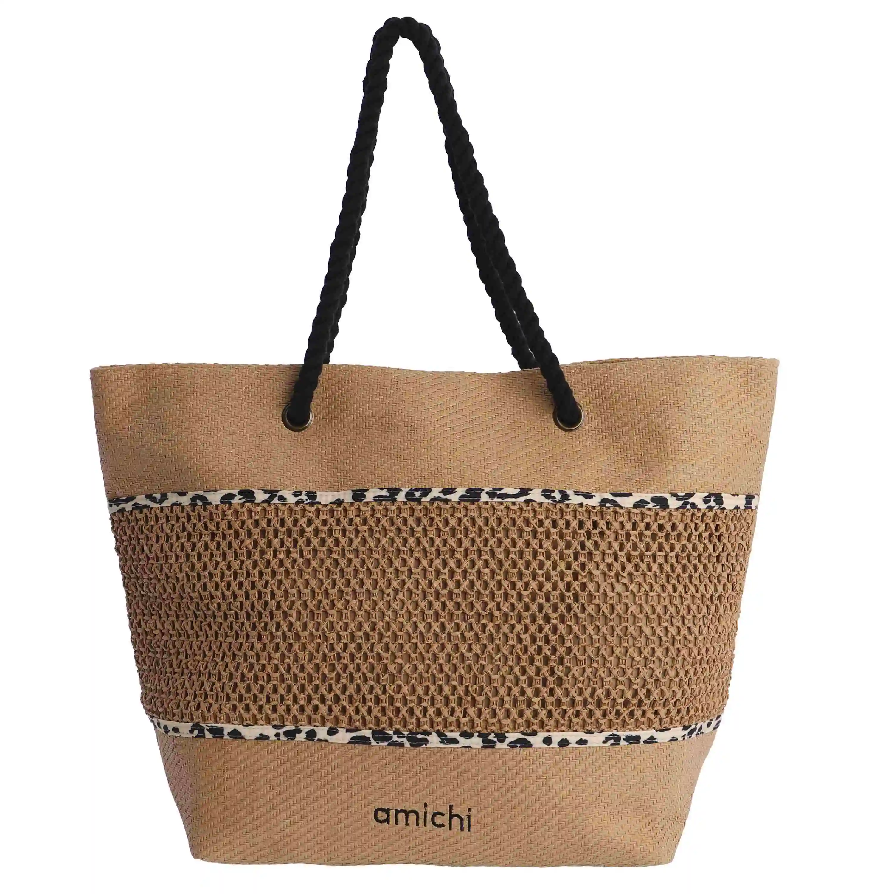 Amichi Bolso Rafia Plateado Bolso Amichi Outlet Amichi Bolso