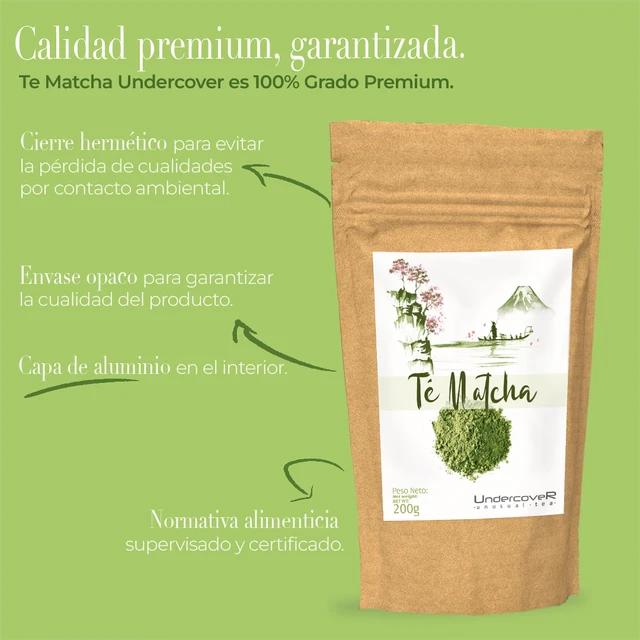Té Matcha Premium Japonés 50g 8