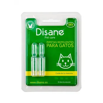 DISANE PET CARE PIPETA REPELENTE GATOS 2 U 1