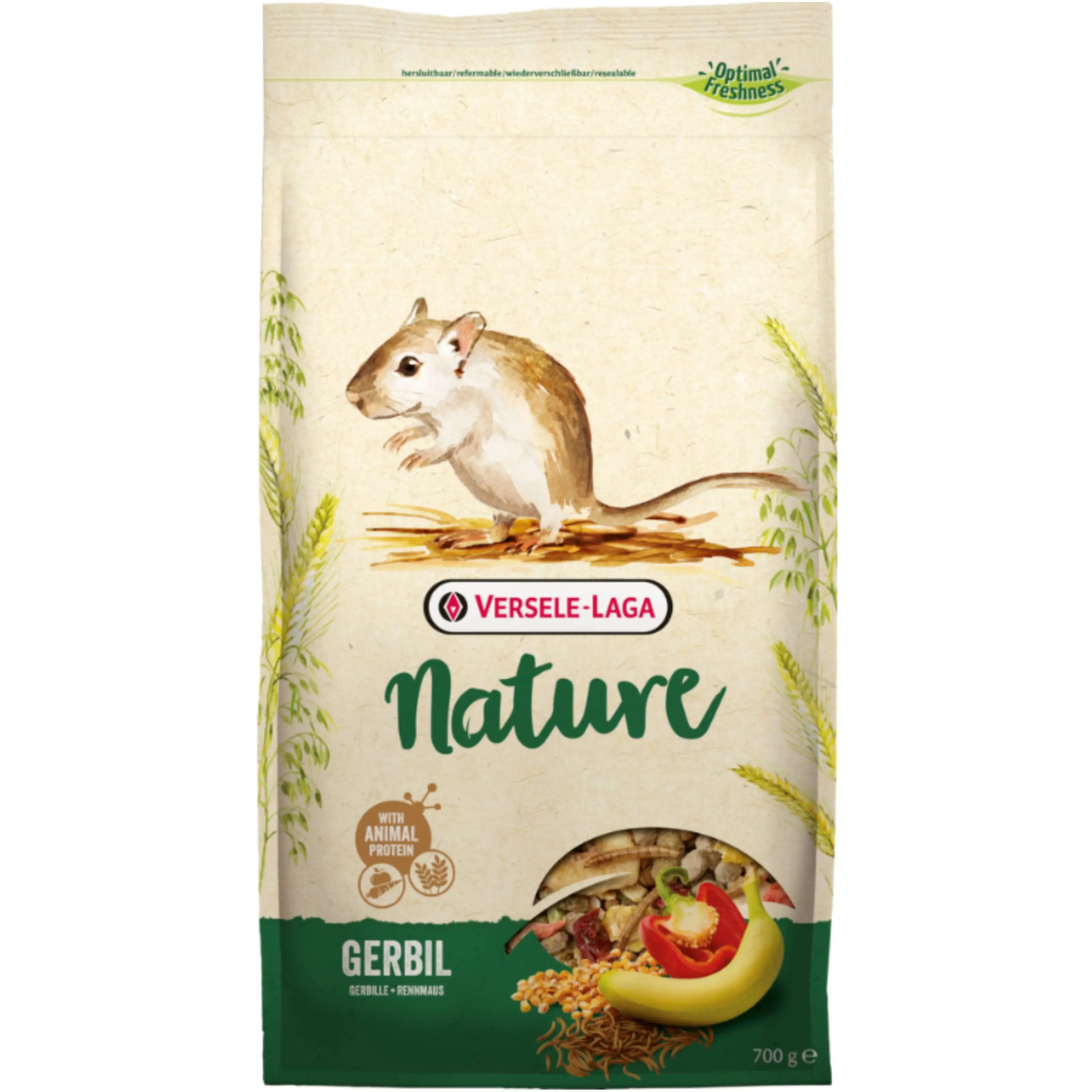 Versele Laga Gerbil Nature 700 Gr Food for Gerbos with balanced Animal 