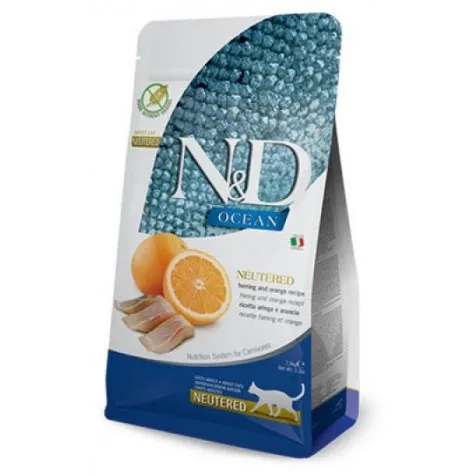 Farmina Nd Ocean Grain Free Neutered Arenque Gato 5 Kg
