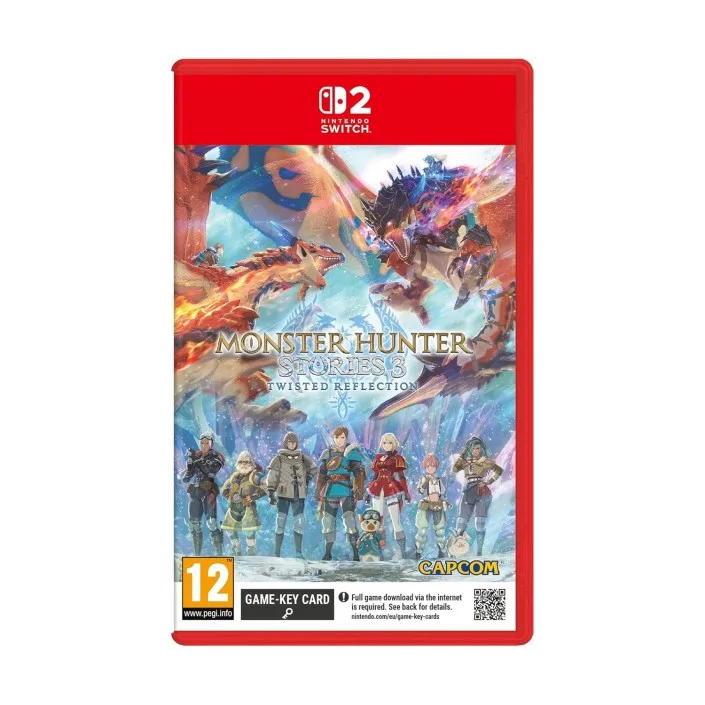 Monster Hunter Stories 3 Game for Nintendo Switch - RPG with enhanced breeding mechanics, new regions, and strategic combat, releasing on 13/03/2026, featuring a colorful world and unique Monsties.