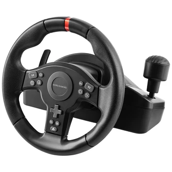 Mars Gaming MWH-RSXONE, Volante SimRacing, Zero Dead Zone e 270° di Rotazione ° DriveSense Vibration, Leva Sequenziale + Camma, Pedaliera XL con Poggiapiedi, PC | PS3   PS3 | PS4. | Xbox uno | Serie Xbox X-S | Switch, volante da gioco nero o bianco