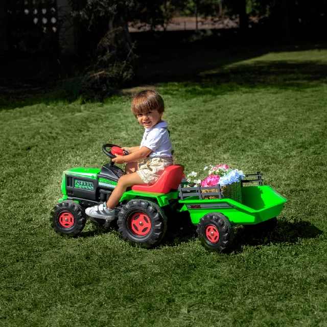 Coche Electrico Para Niños Plazas Tractor Eléctrico INJUSA Para