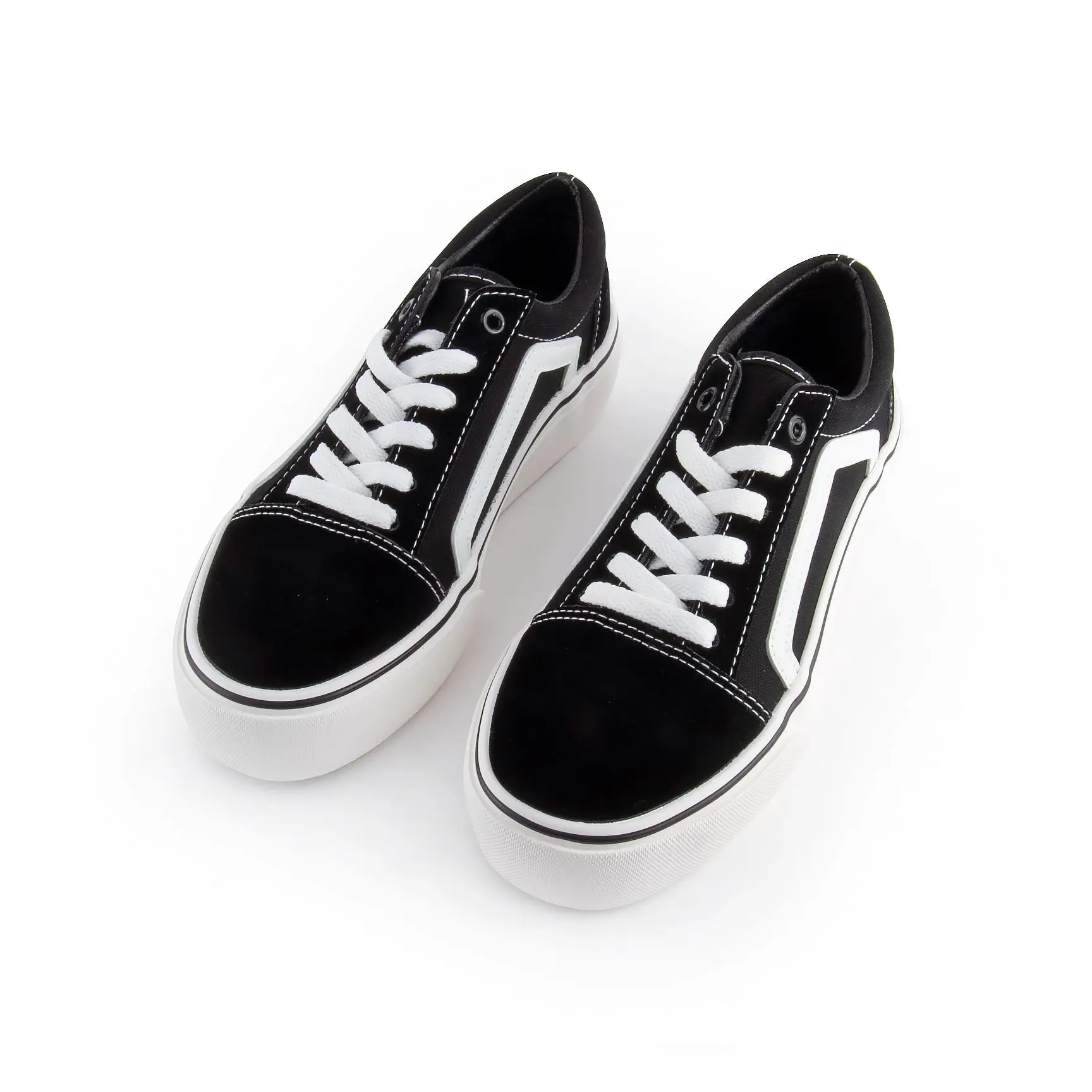 ANDY-Z AZ2001 Black Canvas Sneakers sole view