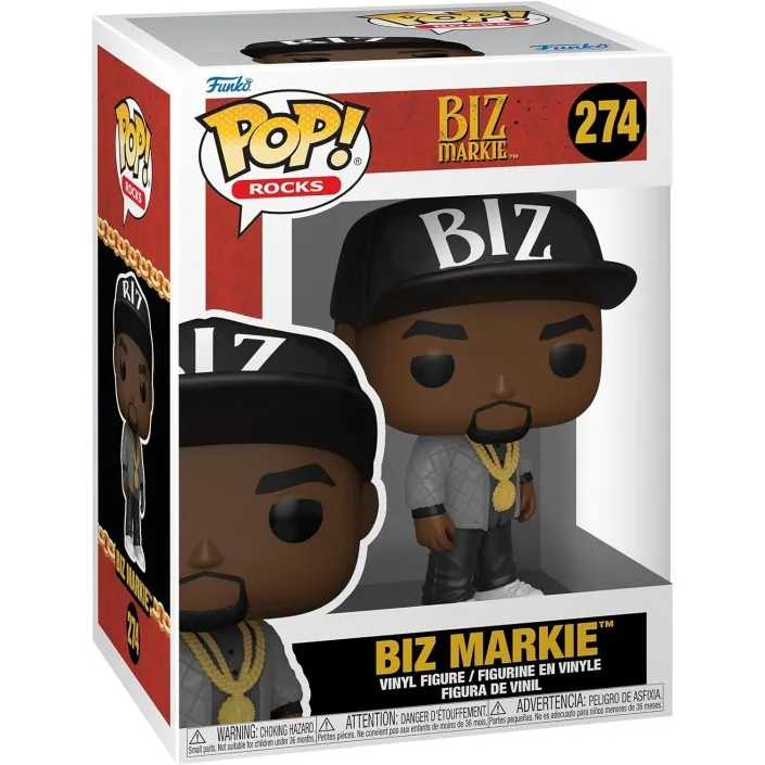 thumbnail image 4 of Figura Funko Pop! Rocks Biz Markie modelo 274 | 64056-Original-figuras en miniatura coleccionables para exposición-idea regalo-merchandising oficial-juguetes para niños y adultos-fans, 4 of 5