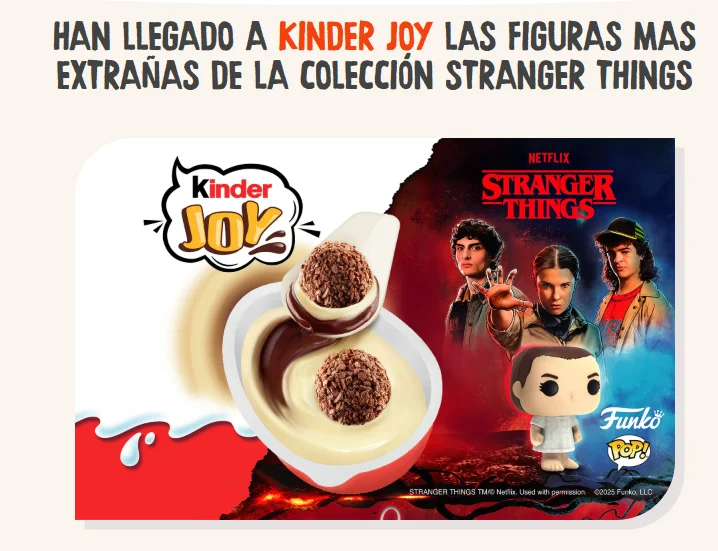 Stranger Things Kinder 72個入 1BOX 海外限定 Ferrero Kinder Joy Ovo