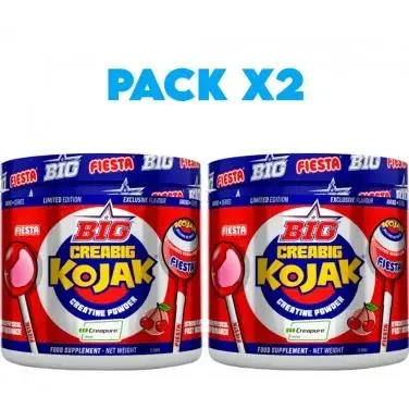 Pack de 2 Creatinas Creapure BIG Kojak 250g