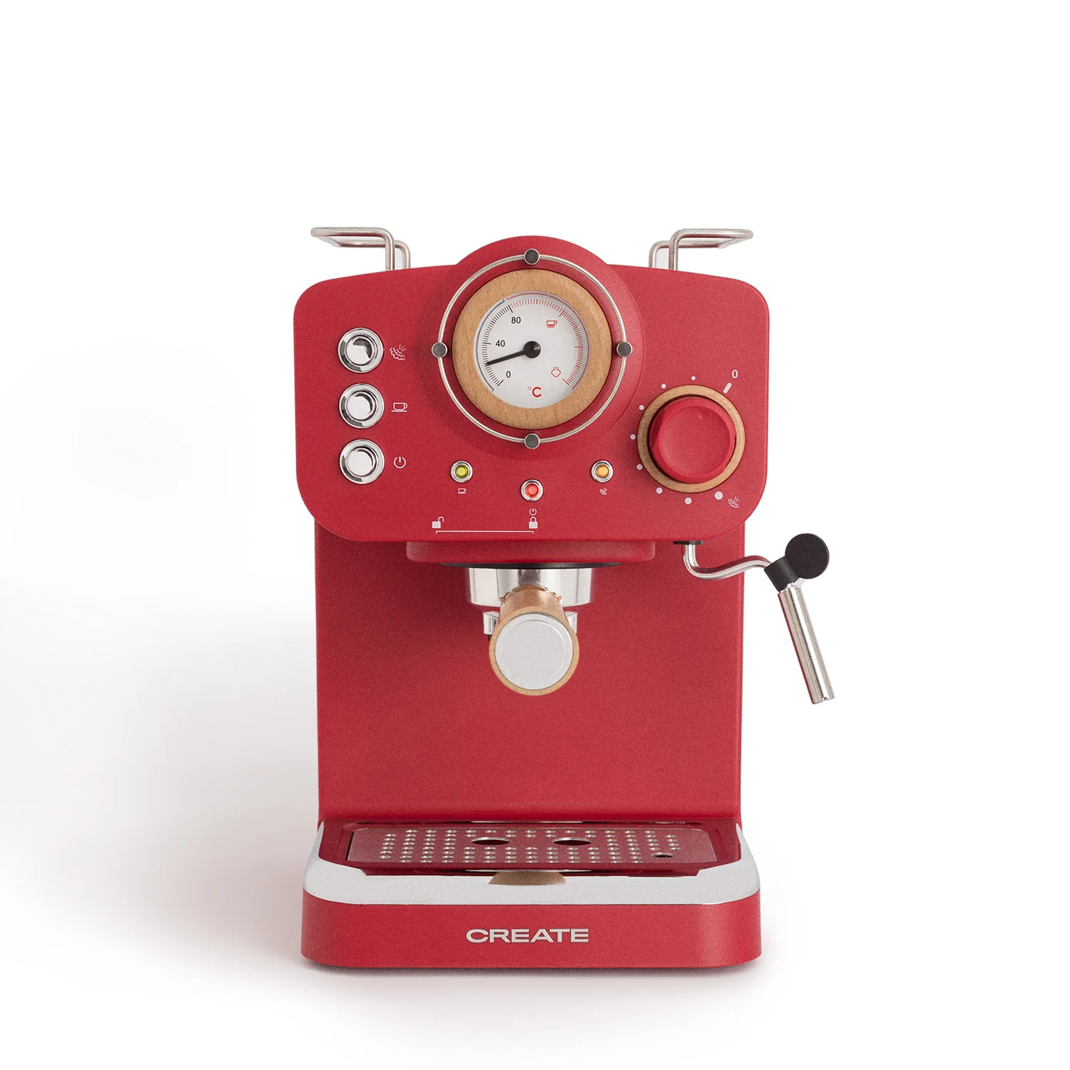 CREATE - Cafetera express acabado mate Presión 20 bar Capacidad 1,25L - THERA RETRO