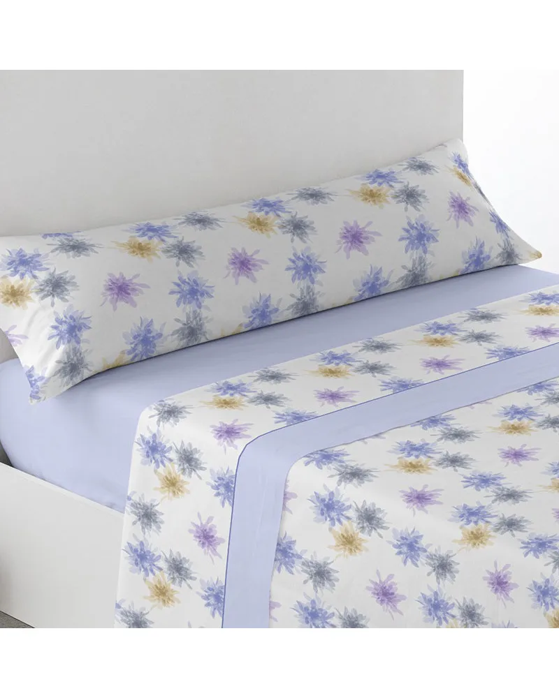 Juego de sábanas ligero, suave, fresco. Azul, Rosa, Gris, Verde. Juego de Cama 100% Microfibra tacto Satén. Cama de 150, 135, 90 y 105. Primavera, Verano. Dormitorio Elegante, Alegre, Colorido,Luz - Imagen 4