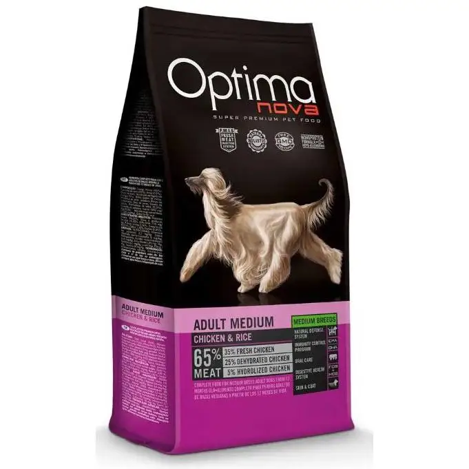 Optima Nova Adult Medium Pollo y Arroz para Perros  Pienso para Perros