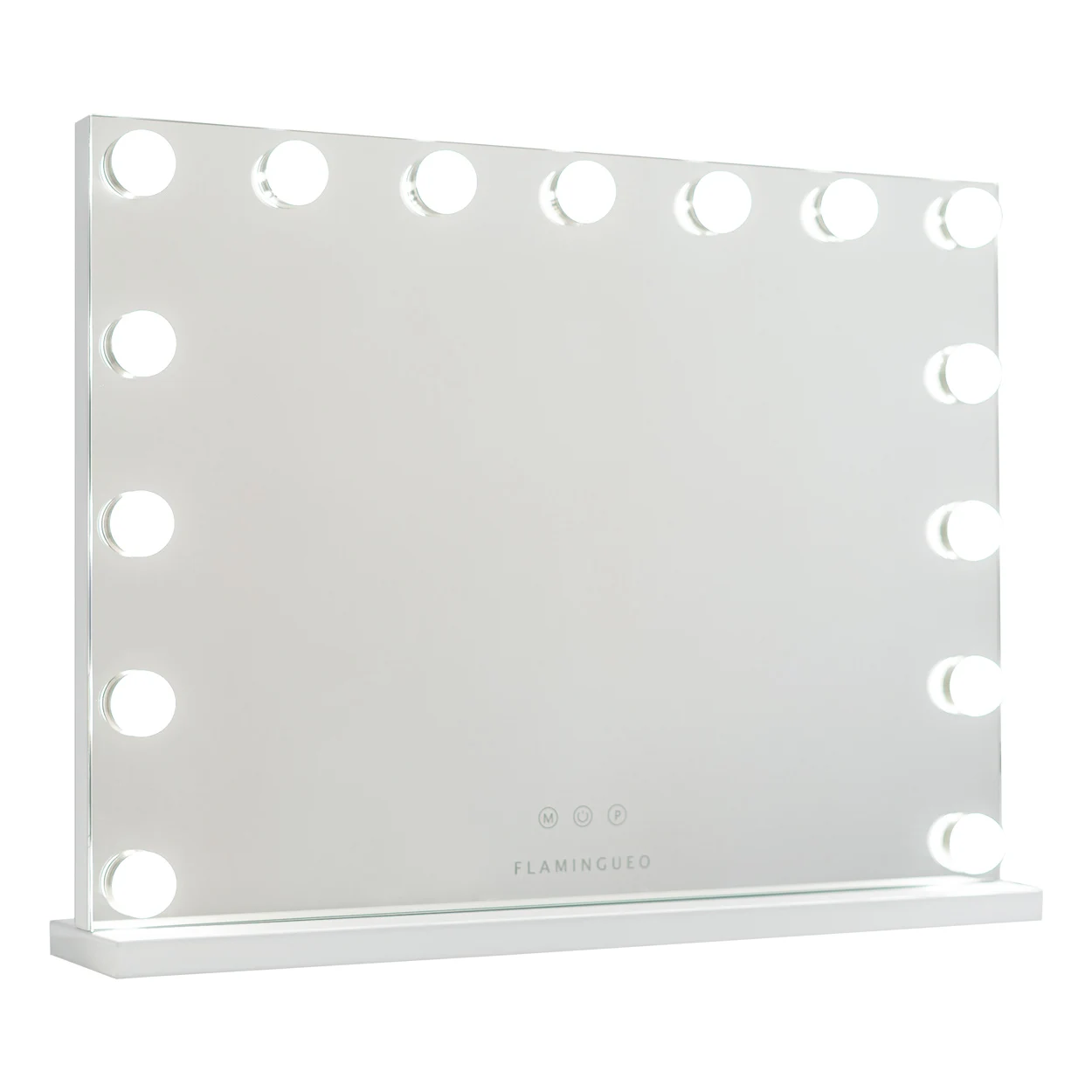 Flamingueo Makeup Mirror with Lights - Vanity Mirror featuring 15 LED Bulbs, Adjustable Brightness, and 3 Light Modes, Perfect for Chic Makeup Routines and Beauty Rituals. Ideal Gift for Makeup Enthusiasts.