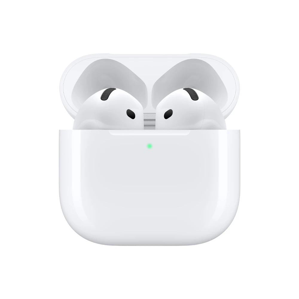 Apple airpods 4, wireless headphones, bluetooth, adaptive audio, ambient sound mode, personalized spatial audio, usb-c charging case and wireless charging