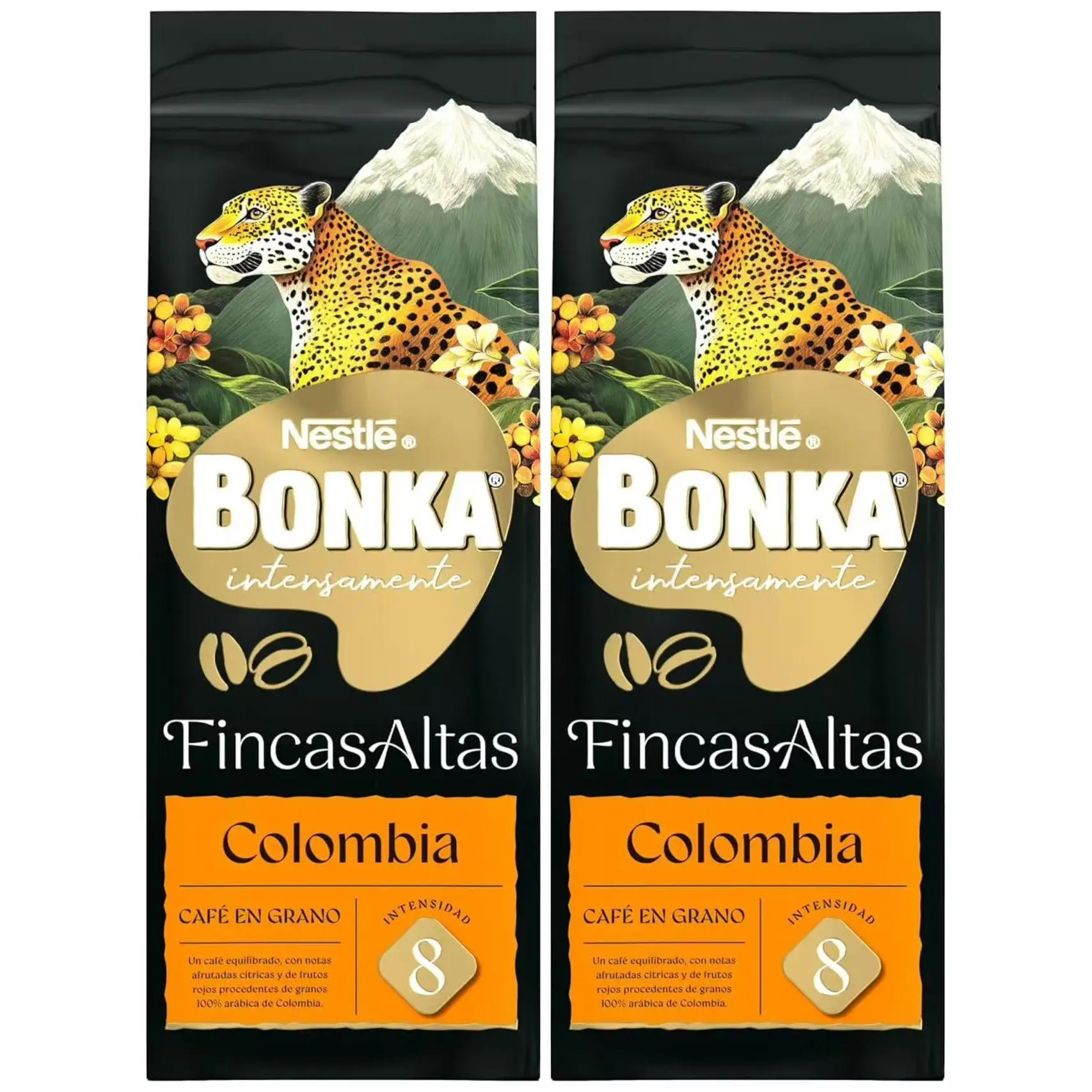 Bonka Café Grano Colombia 2*500g_ intensidad 8